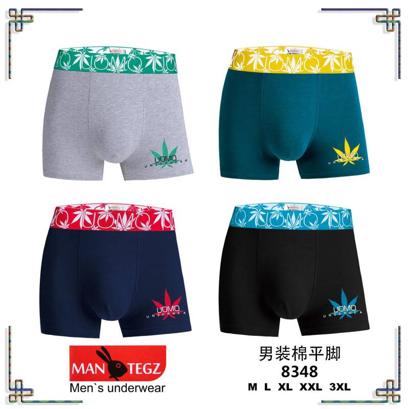 Bokserki męskie Roz M-3XL, Mix kolor Paczka 24 szt